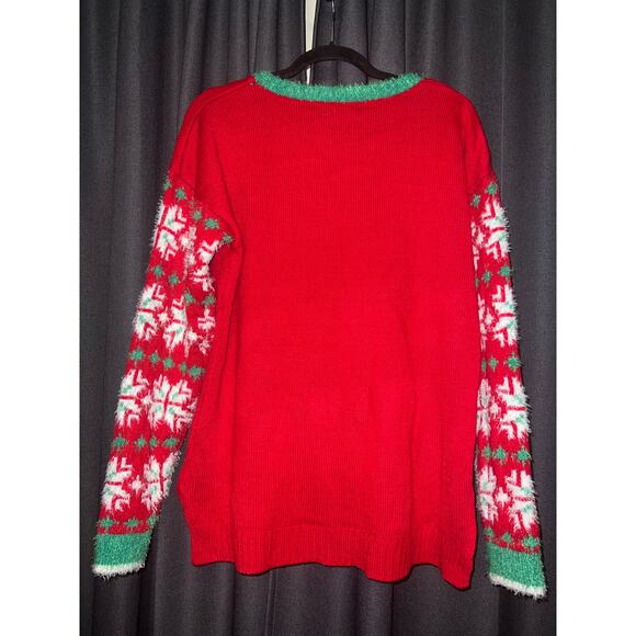 Ugly Christmas Sweater Xmas Size Large - Picture 3 of 3